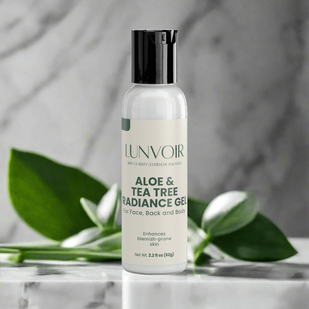 Aloe & Tea Tree Radiance Gel – Calming, Clarifying Hydration for Balanced Skin | Lunvoir Skincare