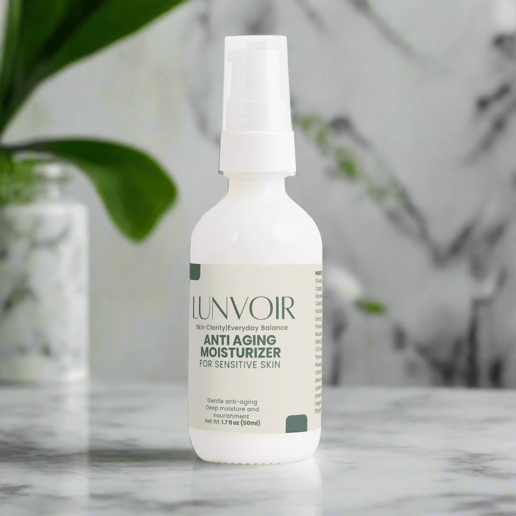 Lunvoir Anti-Aging Moisturizer – Hydrating Care with Ceramides & Bakuchiol | Gentle, Nourishing for Sensitive Skin