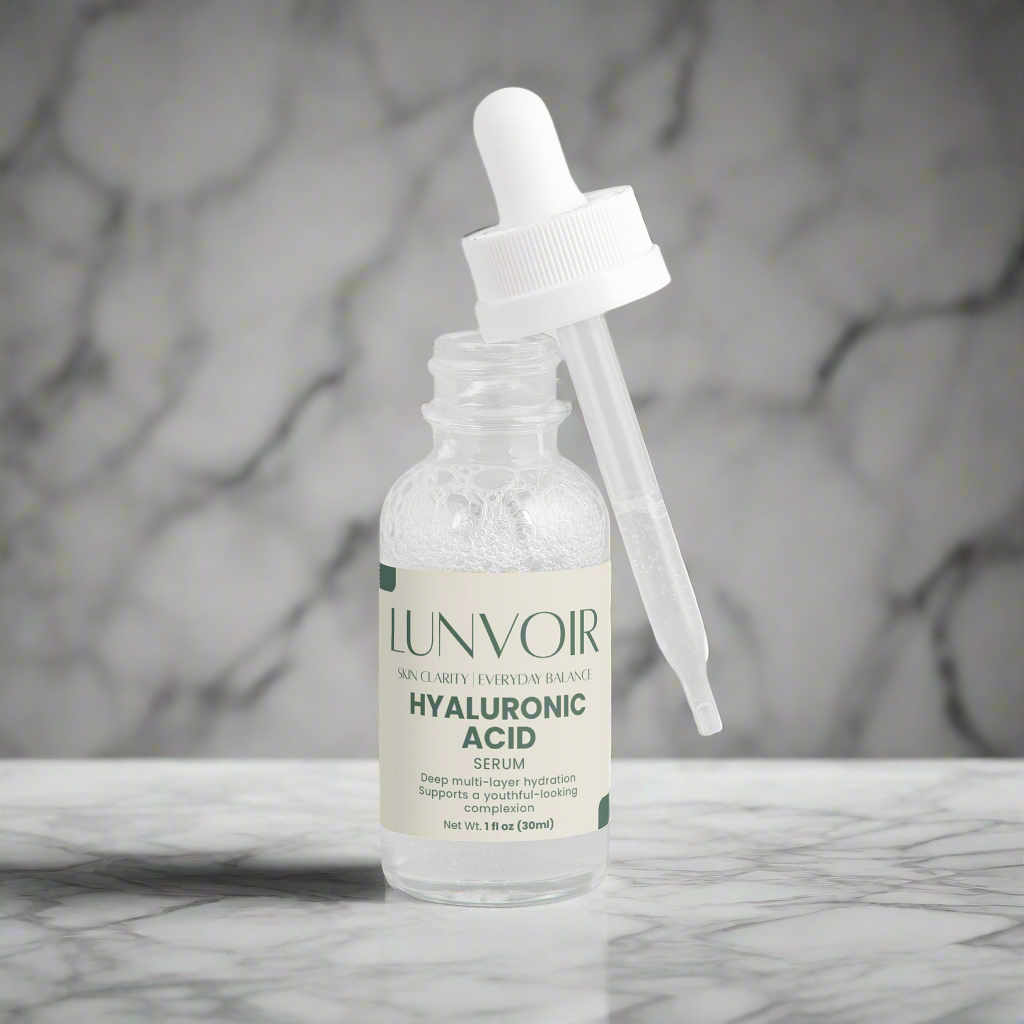 Hyaluronic Acid Serum – Advanced 4 HA Formula by Lunvoir | Intense Hydration, Smooth, Plump & Nourish Skin