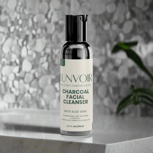 Charcoal Facial Cleanser – Daily Detox & Refresh – Natural Skincare by Lunvoir LLC | Hydration, Glow & Nourishment