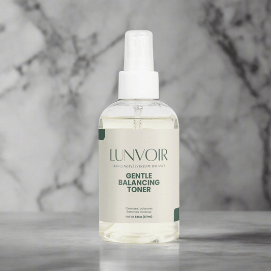 Gentle Balancing Toner with Rose, Green Tea & Chamomile for Sensitive Skin – Hydrating Natural Skincare