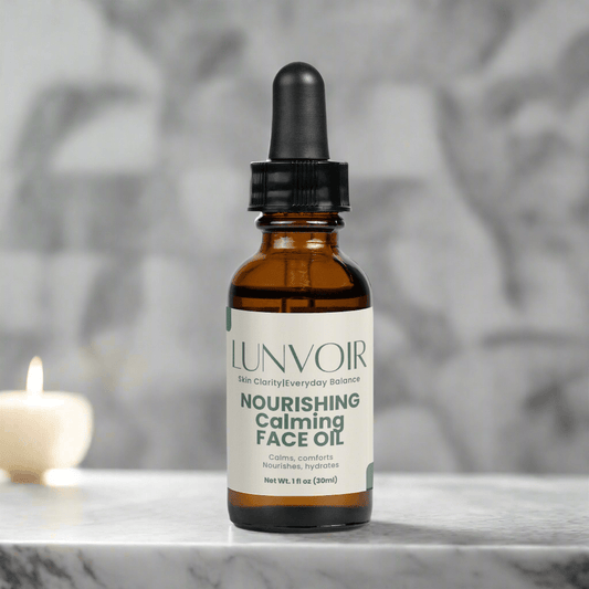 Nourishing Calming Face Oil – Hydrate & Restore Balance – Natural Skincare by Lunvoir LLC | Hydration, Glow & Nourishment