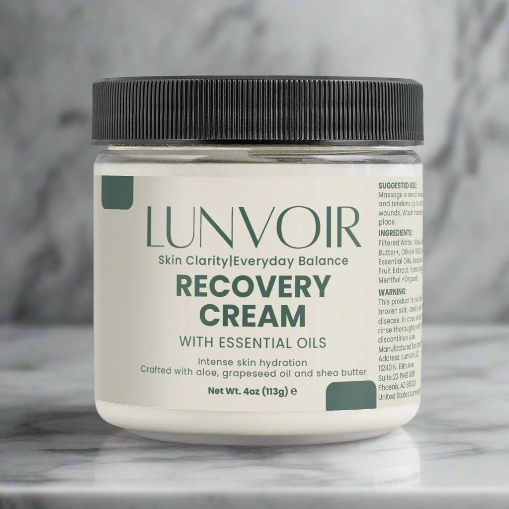 Lunvoir Recovery Cream – Natural Cooling Skincare for Muscles, Joints & Tendons | Hydrating Relief & Nourishment
