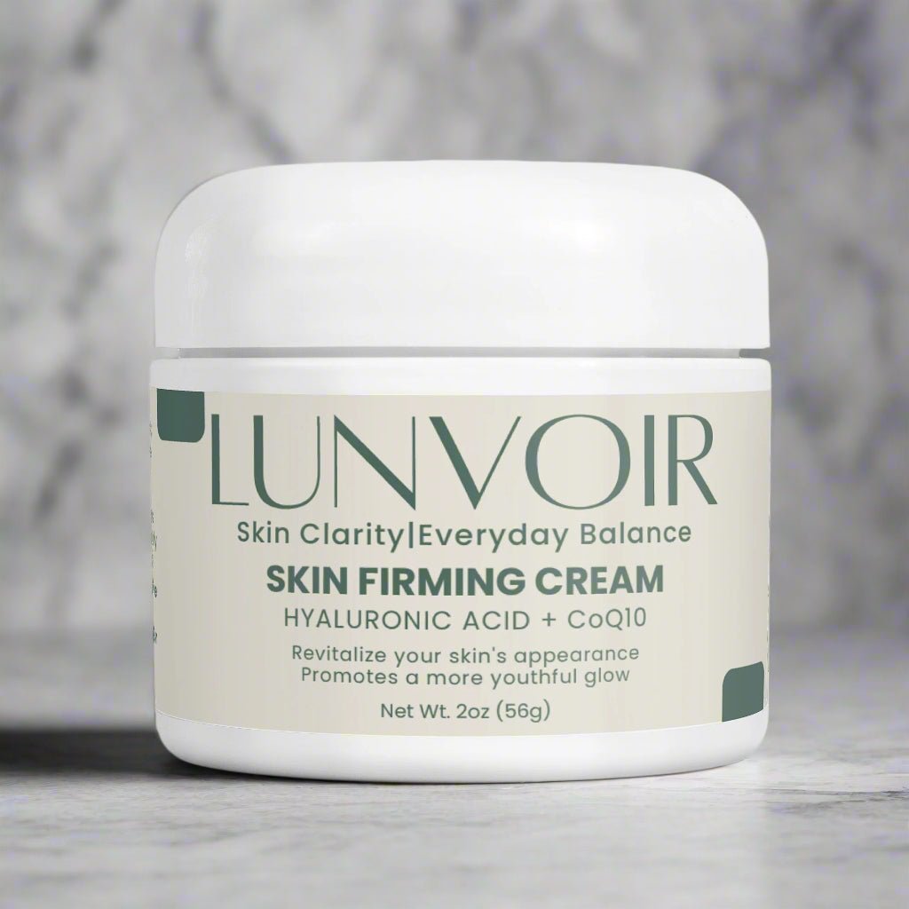 Lunvoir Skin Firming Cream – Hydrating Formula with DMAE, Hyaluronic Acid & CoQ10 | Natural Anti-Aging Skincare