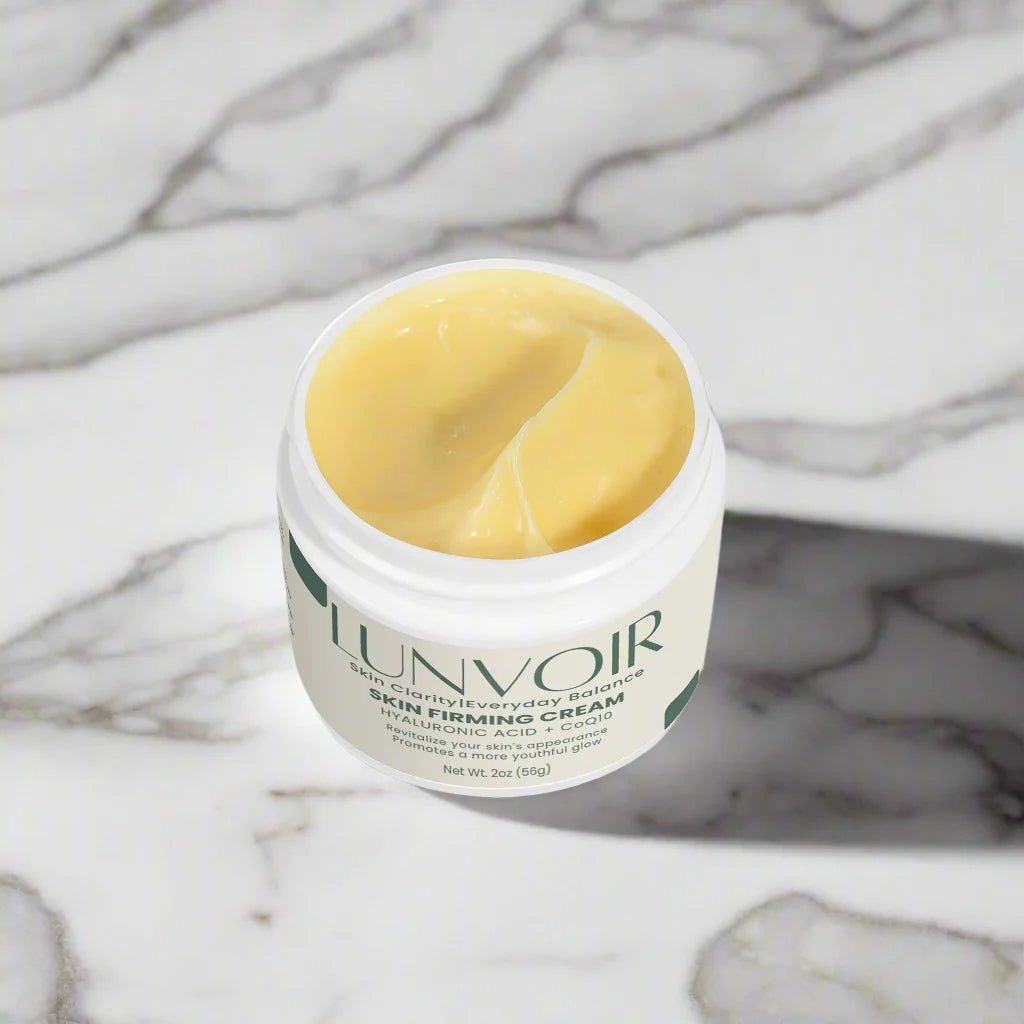 Skin Firming Cream – Daily Moisturizer with DMAE, Hyaluronic Acid & CoQ10 by Lunvoir | Firming, Glow & Hydration
