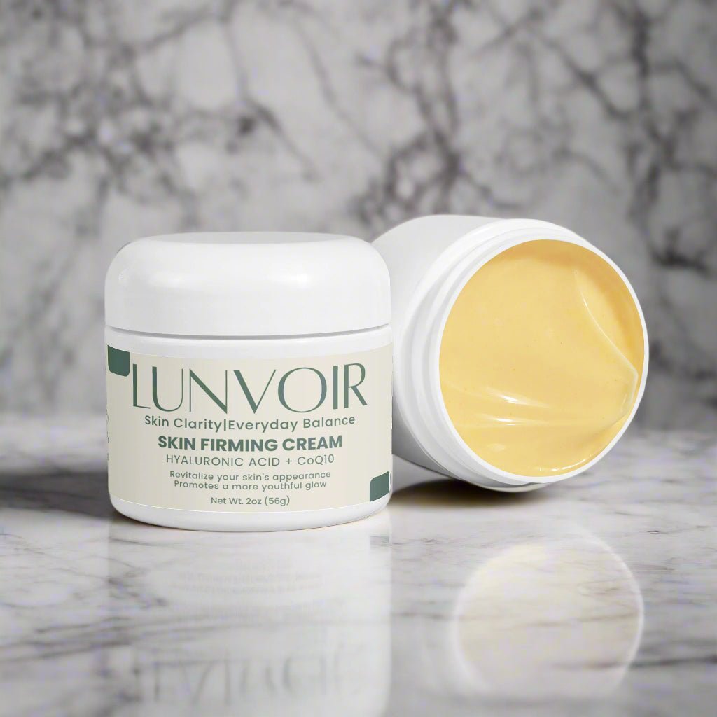 Lunvoir Skin Firming Cream – Hydrating Anti-Aging Cream with DMAE, Hyaluronic Acid & CoQ10 | Nourishing Skincare