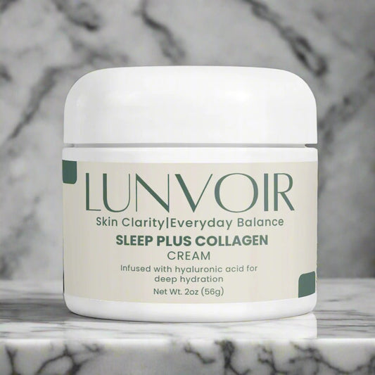 Lunvoir Sleep Plus Collagen Cream – hydrating night cream with collagen, hyaluronic acid, and melatonin