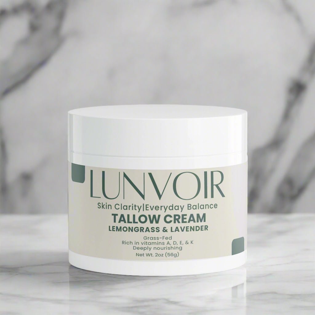 Lunvoir Tallow Cream Lemongrass & Lavender – calming hydration for dry and sensitive skin