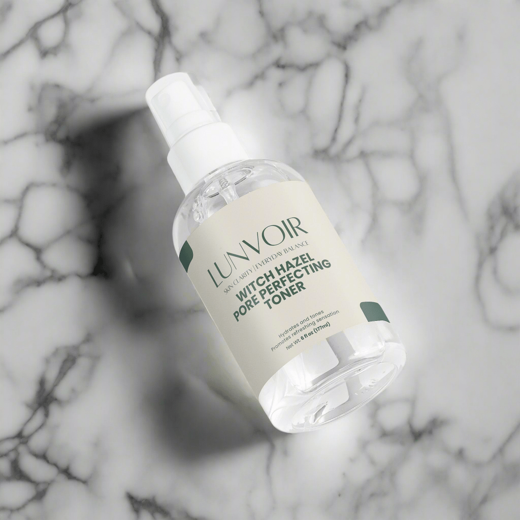 Witch Hazel Pore Perfecting Toner – Hydrating & Refining – Natural Skincare by Lunvoir LLC | Hydration, Glow & Nourishment