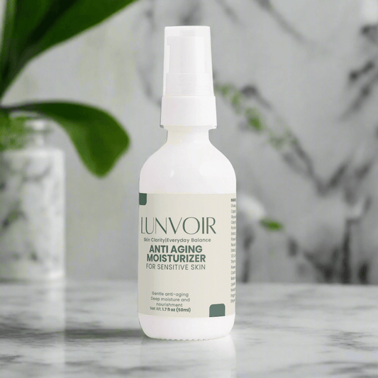 Lunvoir Anti-Aging Moisturizer – Hydrating Care with Ceramides & Bakuchiol | Gentle, Nourishing for Sensitive Skin