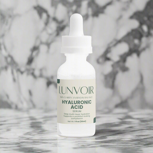 Lunvoir Hyaluronic Acid Serum – 4 Types of HA for Deep, Multi-Layer Hydration | Plumping & Moisture Lock Skincare
