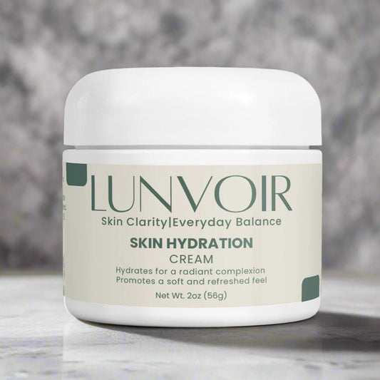 Lunvoir Skin Hydration Cream – Daily Moisturizer with Hyaluronic Acid & Vitamin E | Natural Skincare for Glow & Nourishment